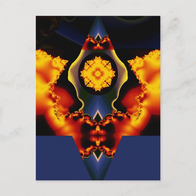 Celestial flower postcard (Front)