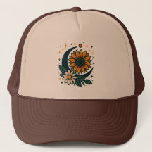 Celestial Flower Trucker Hat
