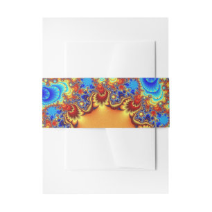 Celestial Fractalscope Invitation Belly Band