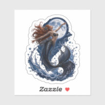 Celestial Full Moon Mermaid