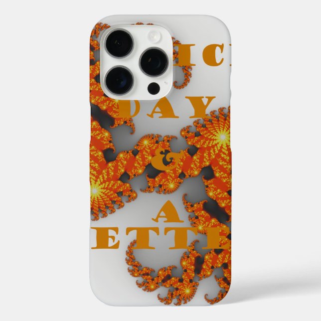 Celestial Galactic Have a Nice Day & Better Night Case-Mate iPhone Case (Back)