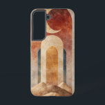 Celestial Gateway Phone Case<br><div class="desc">A celestial arch beneath a red moon invites you to cross into the unknown—perfect for dreamers and stargazers.</div>