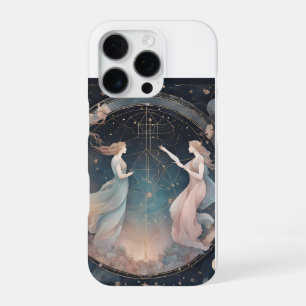 Celestial Gemini Zodiac Sign iPhone 16 Pro Case