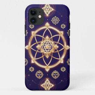 Celestial Geometry of Light — Sacred Pattern Case-Mate iPhone Case