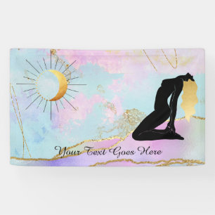 *~* Celestial Goddess Rainbow Pastel Glitter AP22 Banner