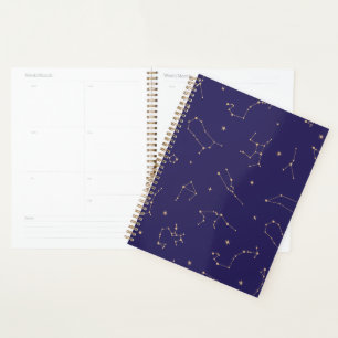 Celestial Gold Star Solareclipse Theme Planner