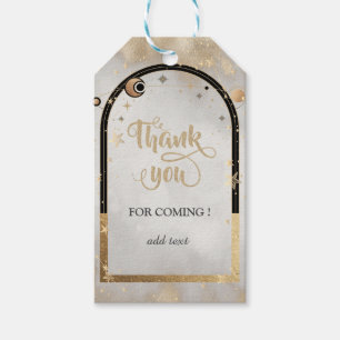 Celestial Gold Sun And Moon Galaxy Gift Tags