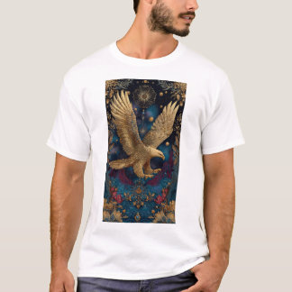 Celestial golden eagle art T-Shirt