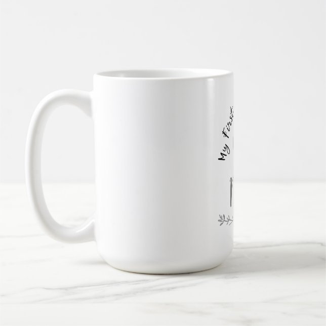 Celestial Guardian Mum | Moon & First Journey Art Coffee Mug (Left)