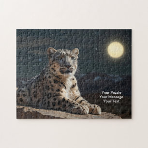 Celestial Guardian – Snow Leopard Jigsaw Puzzle