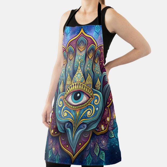 Celestial Hamsa  Apron (Insitu)