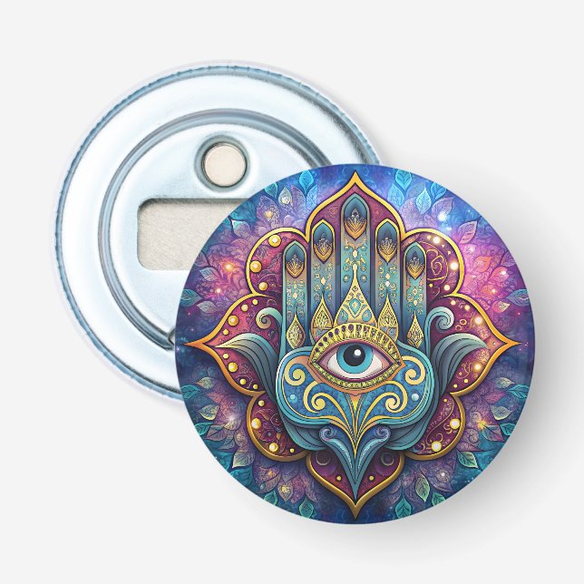 Celestial Hamsa  Bottle Opener (Front)