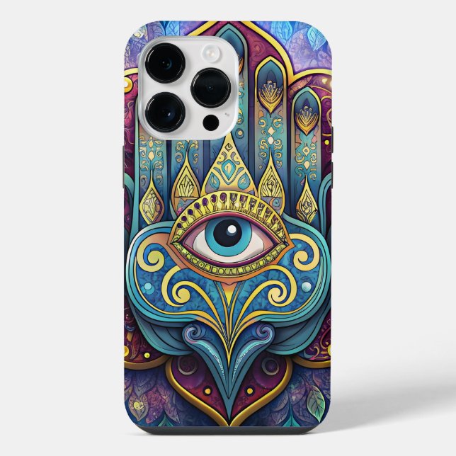 Celestial Hamsa  iPhone Case (Back)