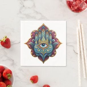 Celestial Hamsa  Napkin