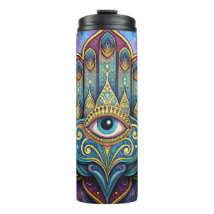 Celestial Hamsa Thermal Tumbler