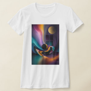 Celestial Harmony   Abstract Dreamscape T-Shirt