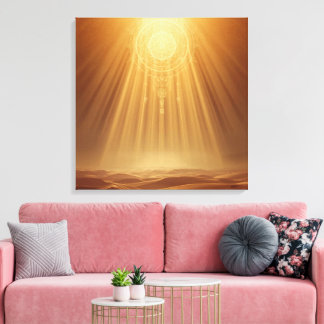 Celestial Harmony Gateway Boho Wall Art | Sacred