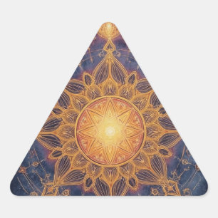 Celestial Harmony – Portal of the Sacred Light Triangle Sticker