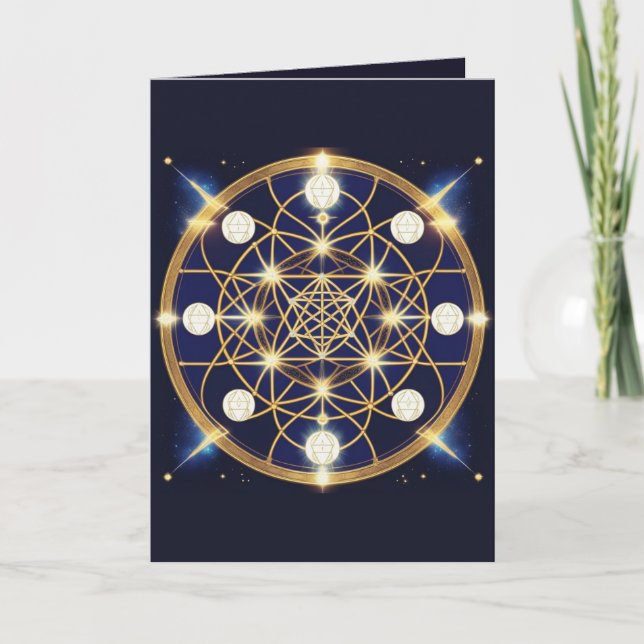 Celestial Harmony – The Light Within the Grid Card (Front)