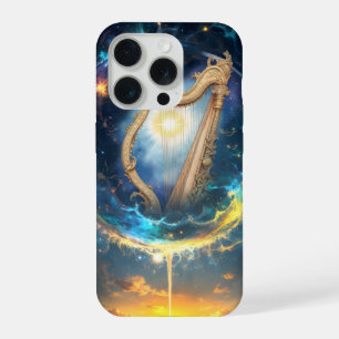 Celestial Harp of the Moonbound Skies.  iPhone 15 Pro Case