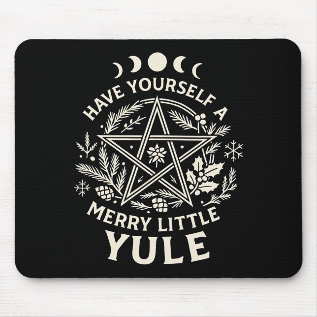 Celestial Have Yourself A Merry Little Solstice Yu Mouse Pad (Front)