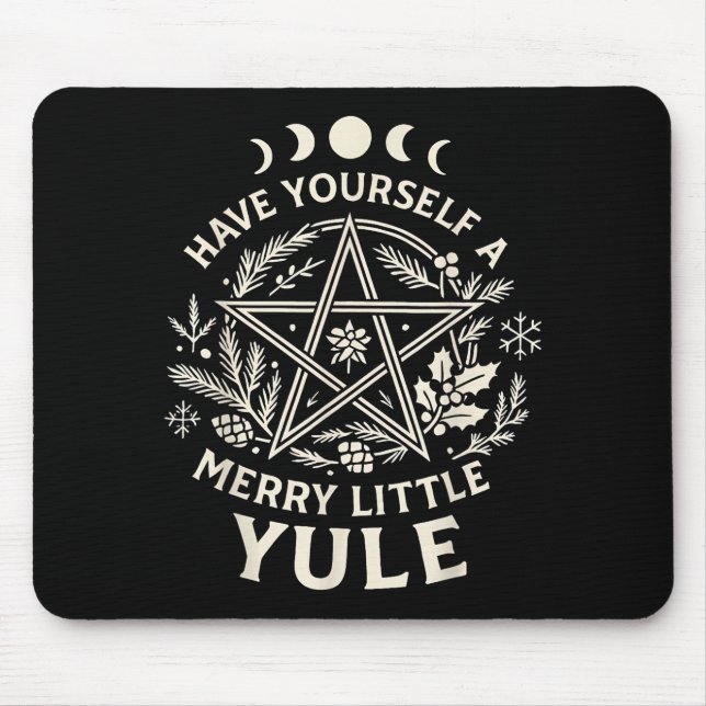 Celestial Have Yourself A Merry Little Solstice Yu Mouse Pad (Front)