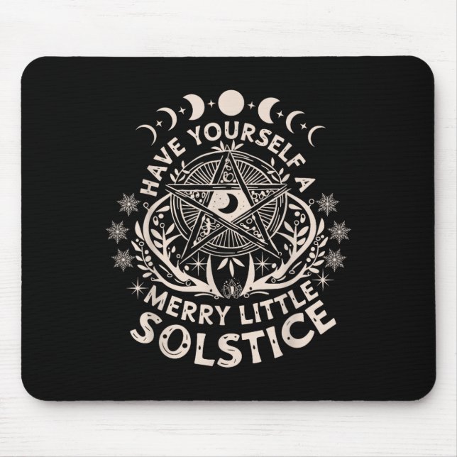 Celestial Have Yourself A Merry Little Solstice Yu Mouse Pad (Front)