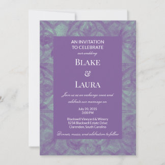 Celestial Haze Summer Bright Batik Custom Invitation