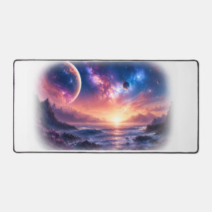 Celestial Horizon Galaxy Desk Mat