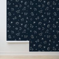 Celestial Horoscope Night Sky Pattern