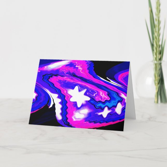Celestial invasion holiday card (Front)