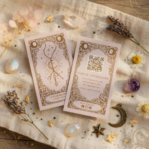 Celestial Jewelry Business Card   Mystical Moon 