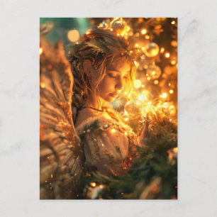 Celestial Joy Christmas Angel Postcard