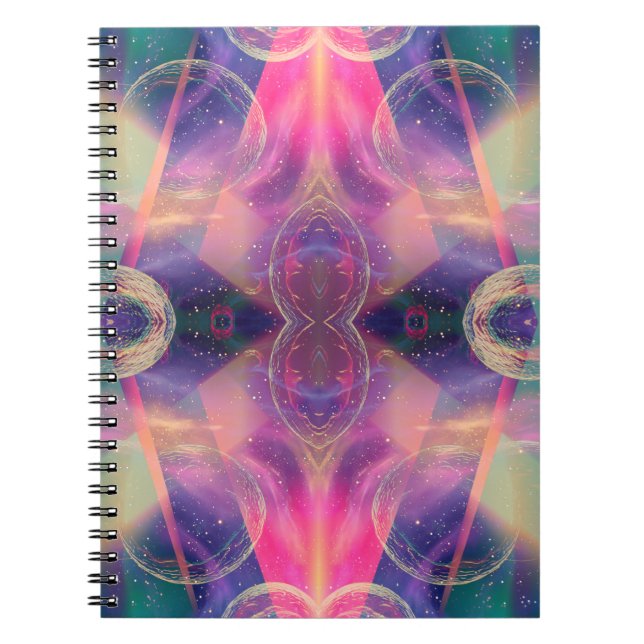 Celestial Kaleidoscopic Dreams Notebook (Front)
