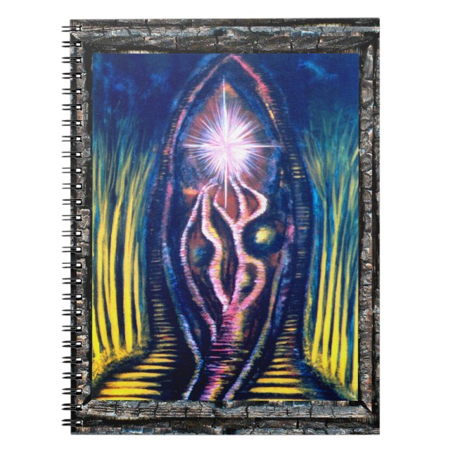 Celestial Light Spiral Notebook (Front)