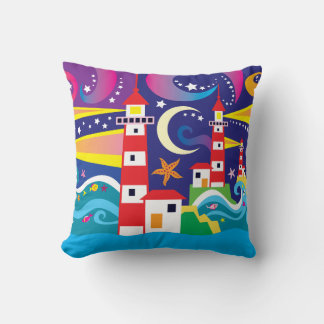Celestial Lighthouses Cushion