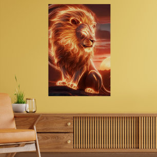 Celestial Lion Poster