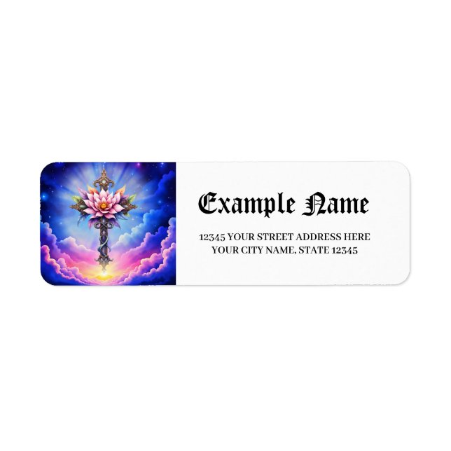 Celestial Lotus Cross  (Front)