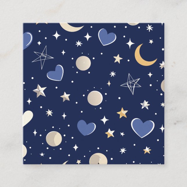 Celestial Love Story Enclosure Card (Front)