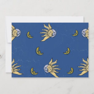 Celestial Magic Blue Whimsigoth Sky Invitation