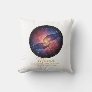 Celestial Mama Hands Galaxy Universe Cushion