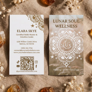 Celestial Mandala Holistic Spiritual Wellness  Business Card
