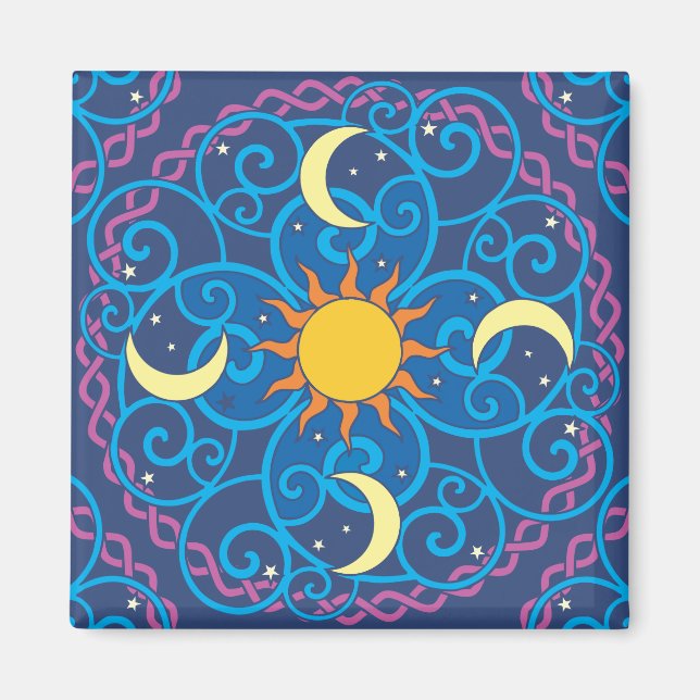 Celestial Mandala Magnet (Front)