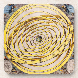 Celestial Map Andres Celarius Cork Coaster