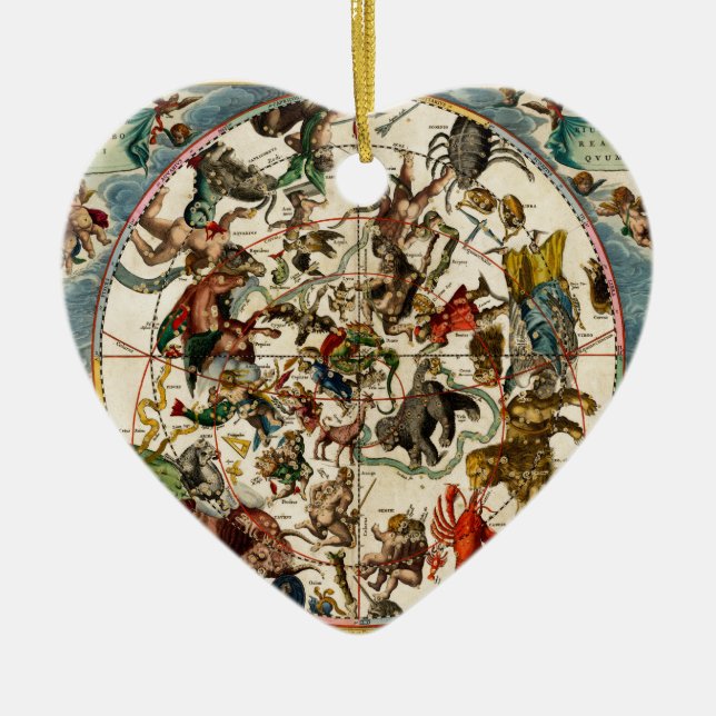 Celestial map.jpg ceramic tree decoration (Front)
