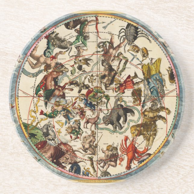 Celestial map.jpg coaster (Front)