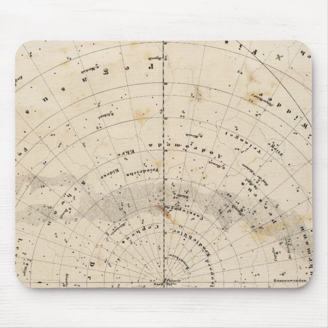 Celestial map mouse pad (Front)