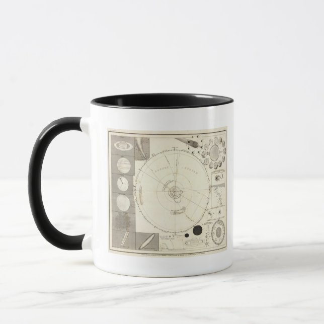 Celestial Map Mug (Left)