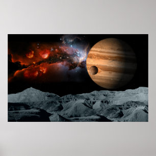 Celestial Marble Poster