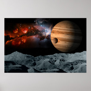 Celestial Marble Poster